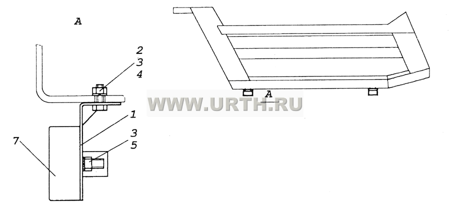 6520-3731001 Установка боковых габаритных фонарей